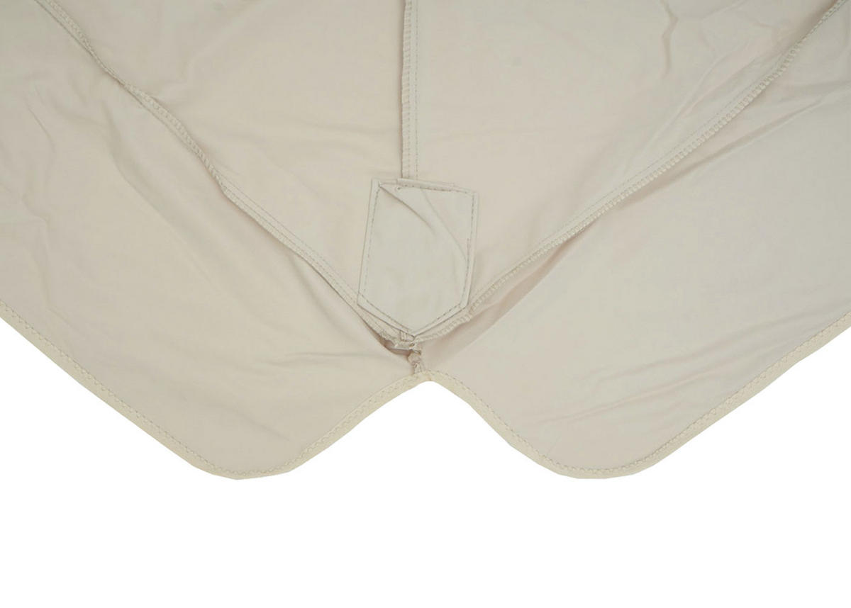 ERSATZ-BEZUG FÜR DOPPEL-AMPELSCHIRM Cremeweiß - Weiß, Textil (303/303cm) - MCW
