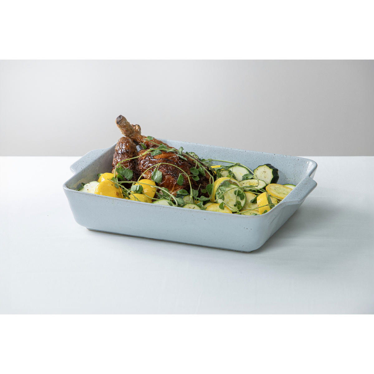 AUFLAUFFORMEN Artisan 39/26,5/7,7 cm - Blau, Keramik (26/39/7.7cm) - Ladelle