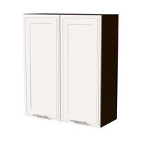 HÄNGESCHRANK Salo W4/80 Lava / Weiß Matt 80 / 32,5 / 96cm - Dunkelgrau/Weiß, Holz/Holzwerkstoff (80/96/32.5cm) - Feldmann-Wohnen