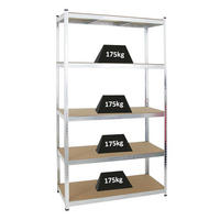 SCHWERLASTREGAL Giant Ragnar 200x120x50 cm Fachlast 175 kg Verzinkt - Silberfarben, Metall (120/200/50cm) - PROREGAL