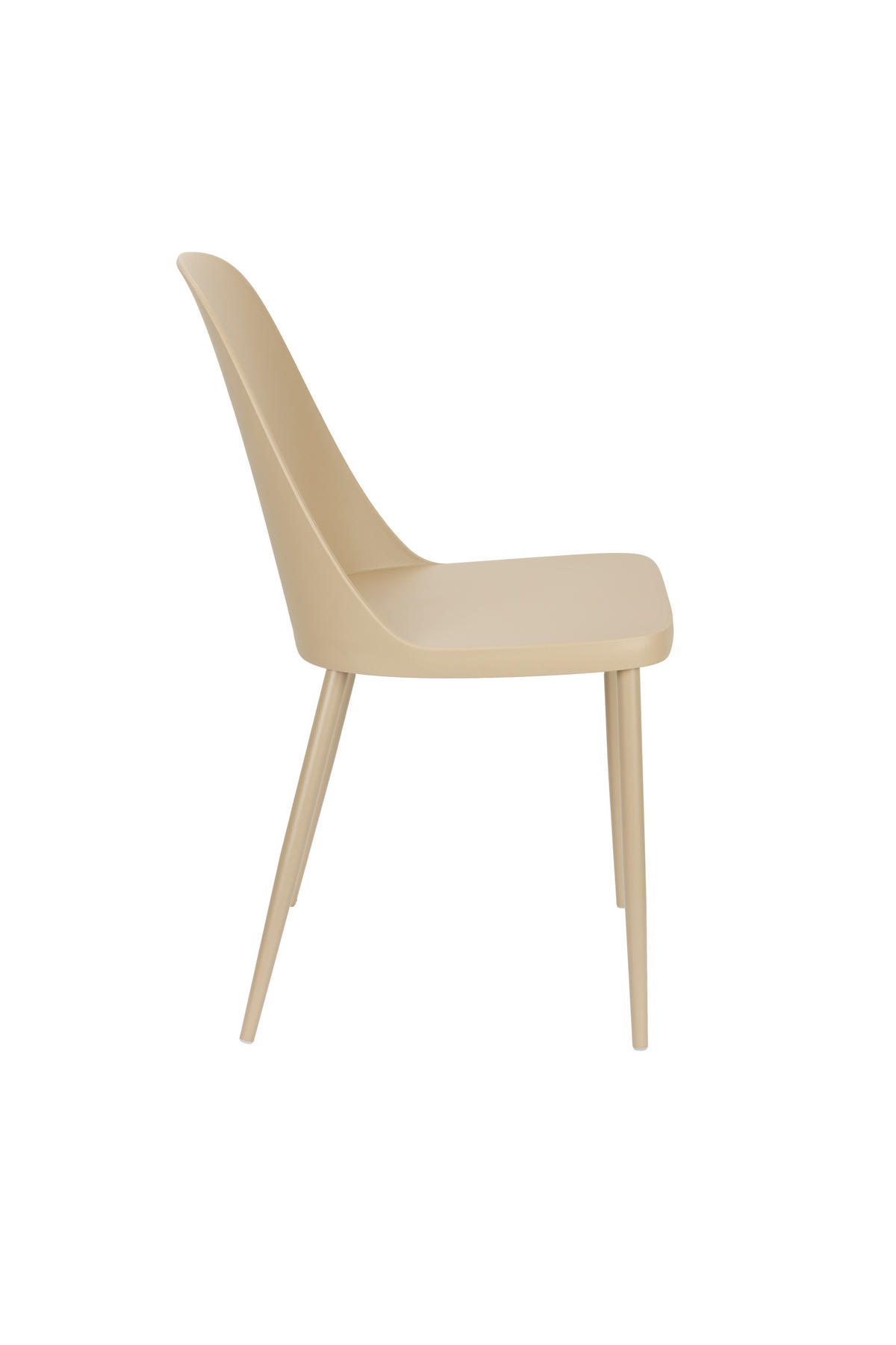 ESSZIMMERSTUHL Pip - Beige - 54/46/85 cm - 2er-Set - Beige, Metall (46/85/54cm)