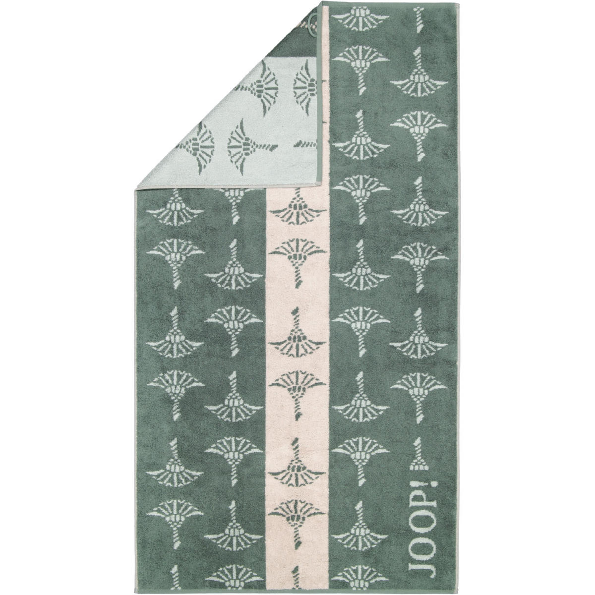 DUSCHTUCH DIVIDED CORNFLOWER 1706 SALBEI - 44 - Grün, Textil (80/150cm) - Joop!