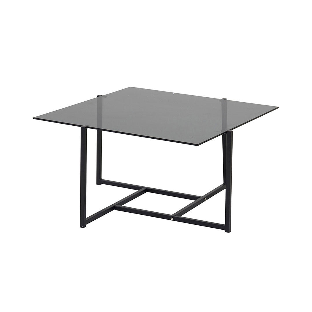COUCHTISCH, Hybrid, Grau, Metall, 80 x 80 x 45 cm - Grau, Metall (80/80/45cm) - ebuy24