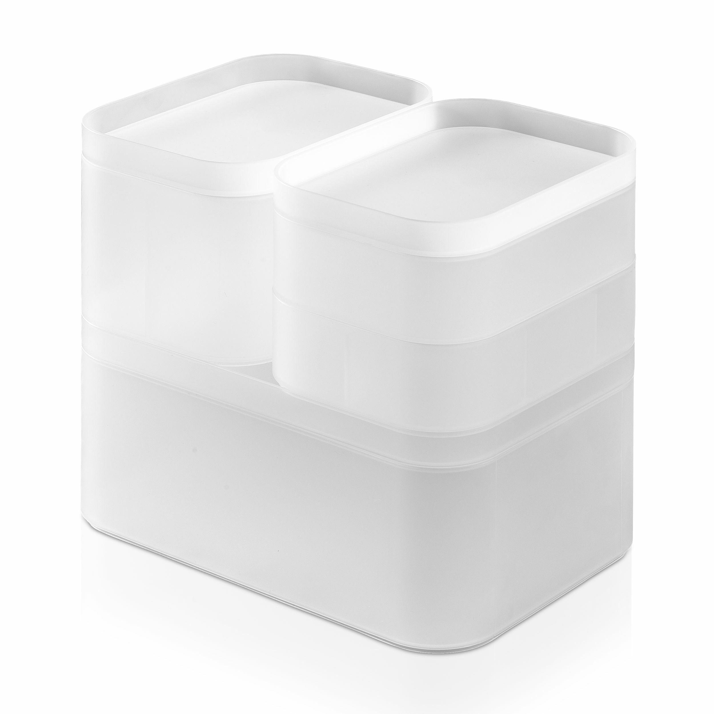 ORGANIZER-SET, 7-TEILIG COSMETIC - Transparent, Kunststoff (15/21/22cm) - MÖVE