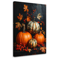 LEINWANDBILD Natur und Botanik 70x100cm - Orange, Textil (70/100cm) - Feeby