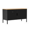 SIDEBOARD 100 cm, Schwarz - Schwarz, Metall (40/60/100cm) - Oviala