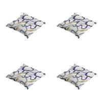 SITZKISSEN Blaze - Mehrfarbig - 50/50/7 cm - 4er-Set - Multicolor, Textil (50/7/50cm) - Madison