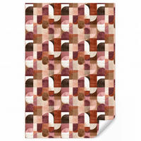 TAPETE - Geometrie - Modern - Retro - 140x220 cm - Multicolor, Papier (140/220cm) - OnlyWow