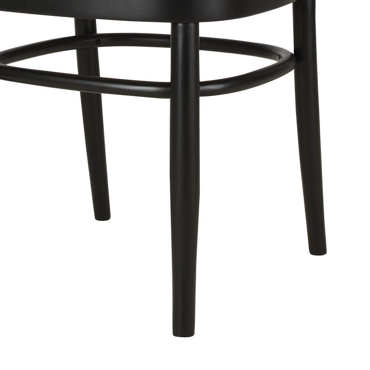 ESSZIMMERSTUHL - Rattan / Buche massiv, 2er-Set - Schwarz, Naturmaterialien (51/87/45cm) - home24