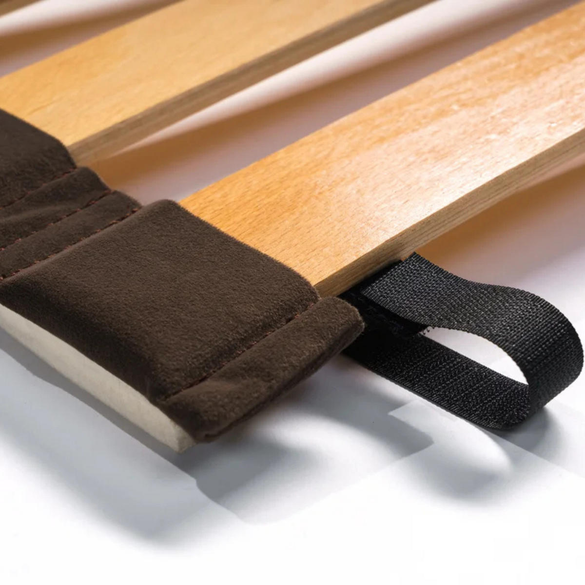 LATTENROSTMODUL Abnehmbares 80x200 68x8 mm (bis zu 150 kg auf einer Seite) - 22 Buchenlatten, 3 Komfortzonen - Braun, Holz - Letti Moderni