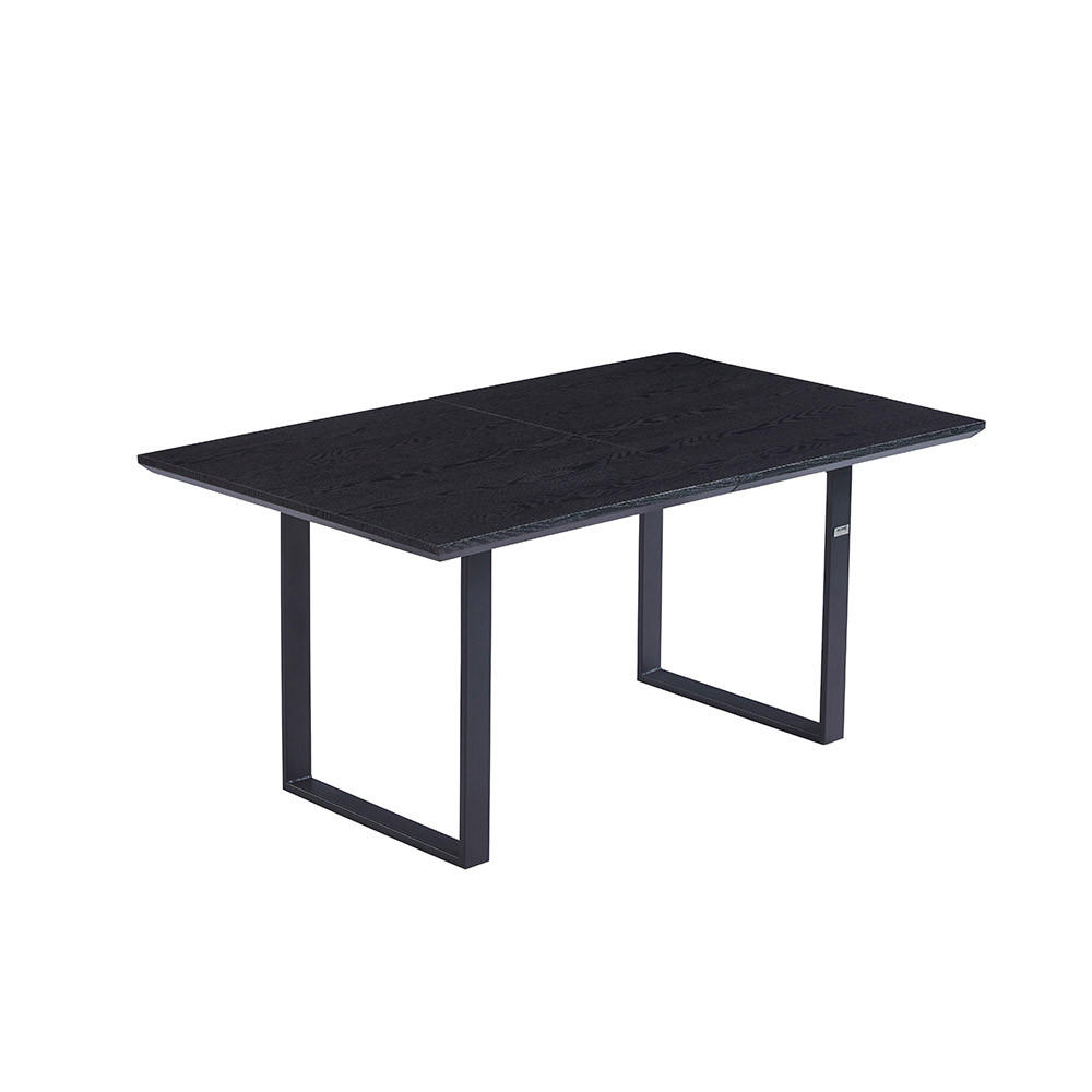 ESSTISCH ECKIG AVENCIA - Dark Oak, 200 x 100 cm - Schwarz, Holz (160/100/4cm) - Home Deluxe