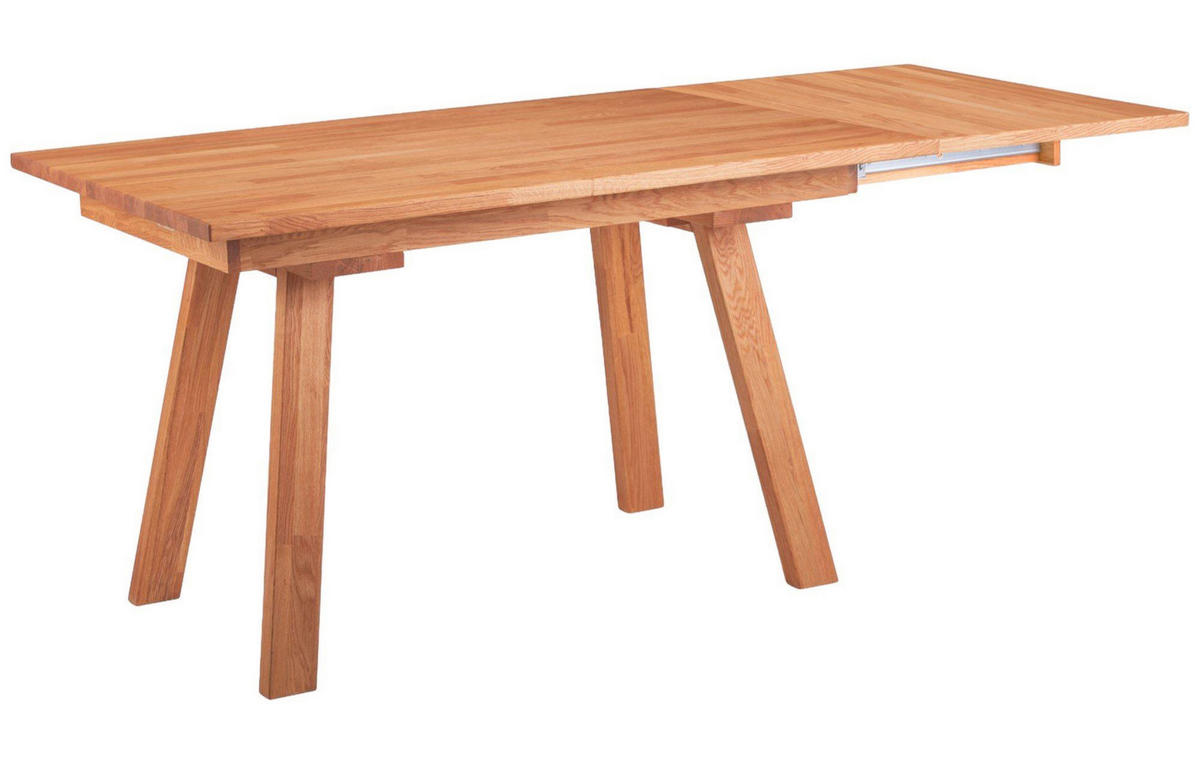 ESSZIMMERTISCH ausziehbar Davilla 125 x 85 x 75 Küchentisch Massivholz Kernbuche geölt - Kernbuche, Holz (125/85/75cm) - 58aufmkessel