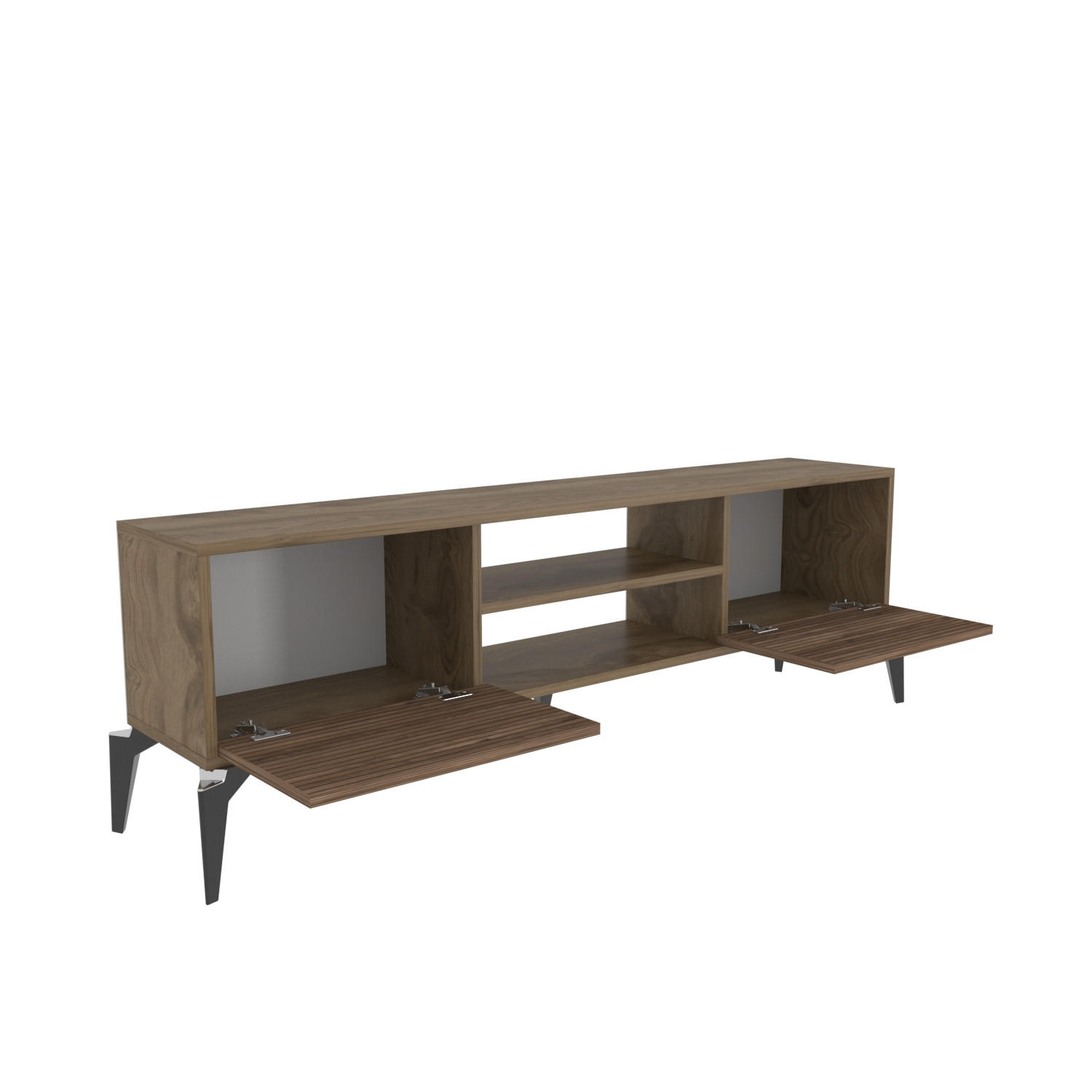 TV-LOWBOARD Lojo - Multicolor, Holzwerkstoff (160/52/29.5cm) - Decorotika