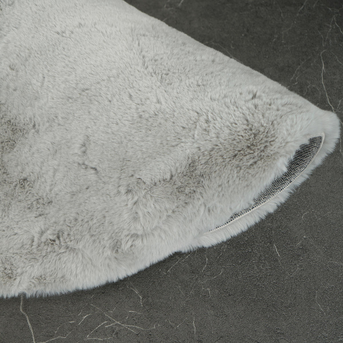 FELLTEPPICH CLOUD SUPER SOFT 200/200 cm Hellgrau - Hellgrau, Textil (200/200cm) - Consilio Concept