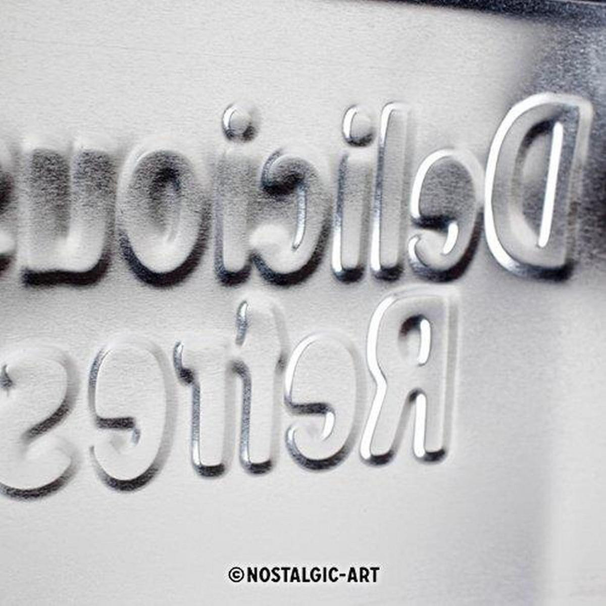 BLECHSCHILD 30/40 cm Coca-Cola Delicious Refreshing Blue - Multicolor, Metall (30/40/0.2cm) - Nostalgic-Art