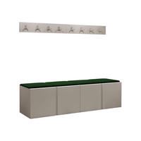 MOBILIER PENTRU HOL Orion VII - cașmir/verde, material plastic/compozit lemnos (168/42/46cm) - MIRJAN24