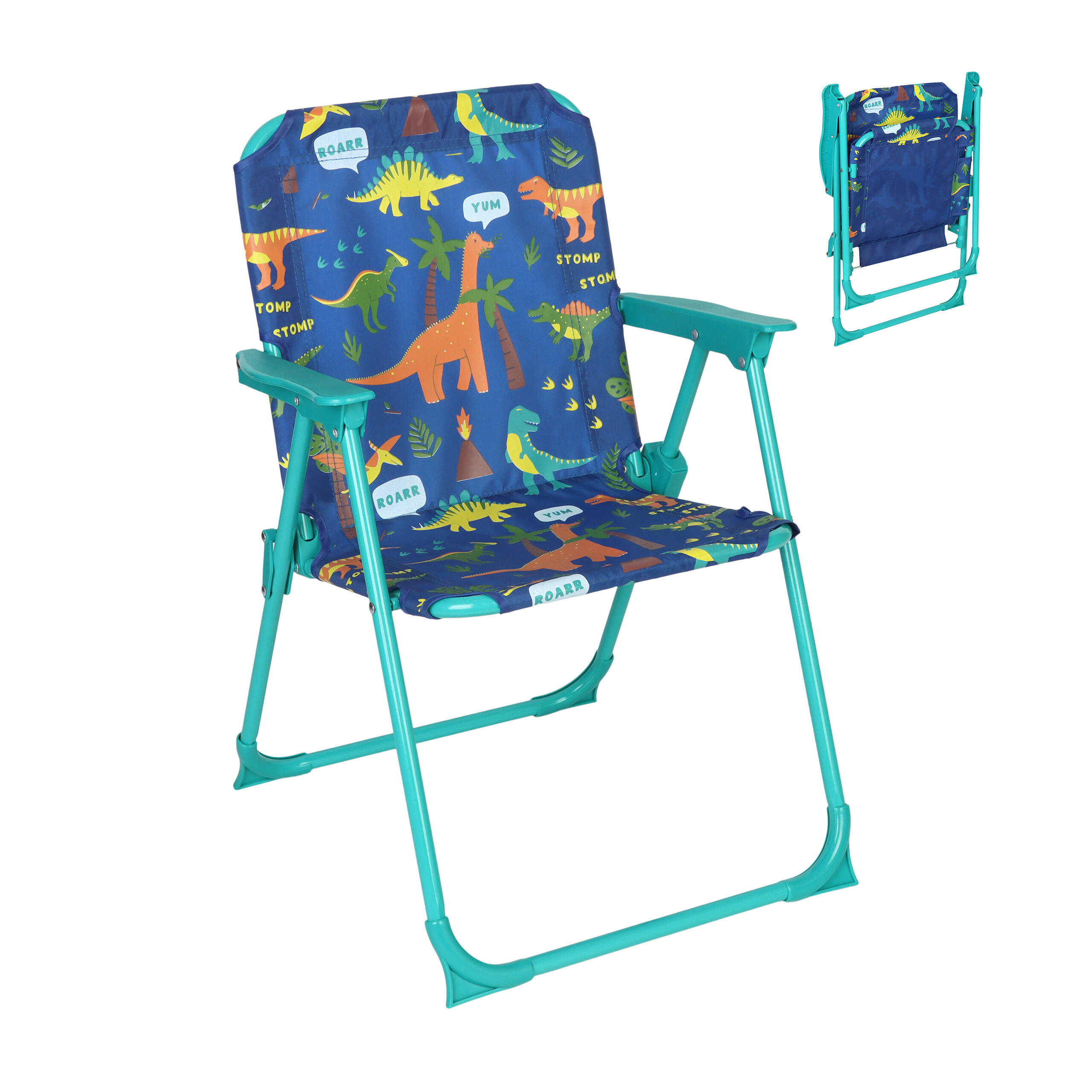 OTROŠKI klopčni stol - večbarvno, kovina/tekstil (36/51.5/37.5cm) - Relaxdays