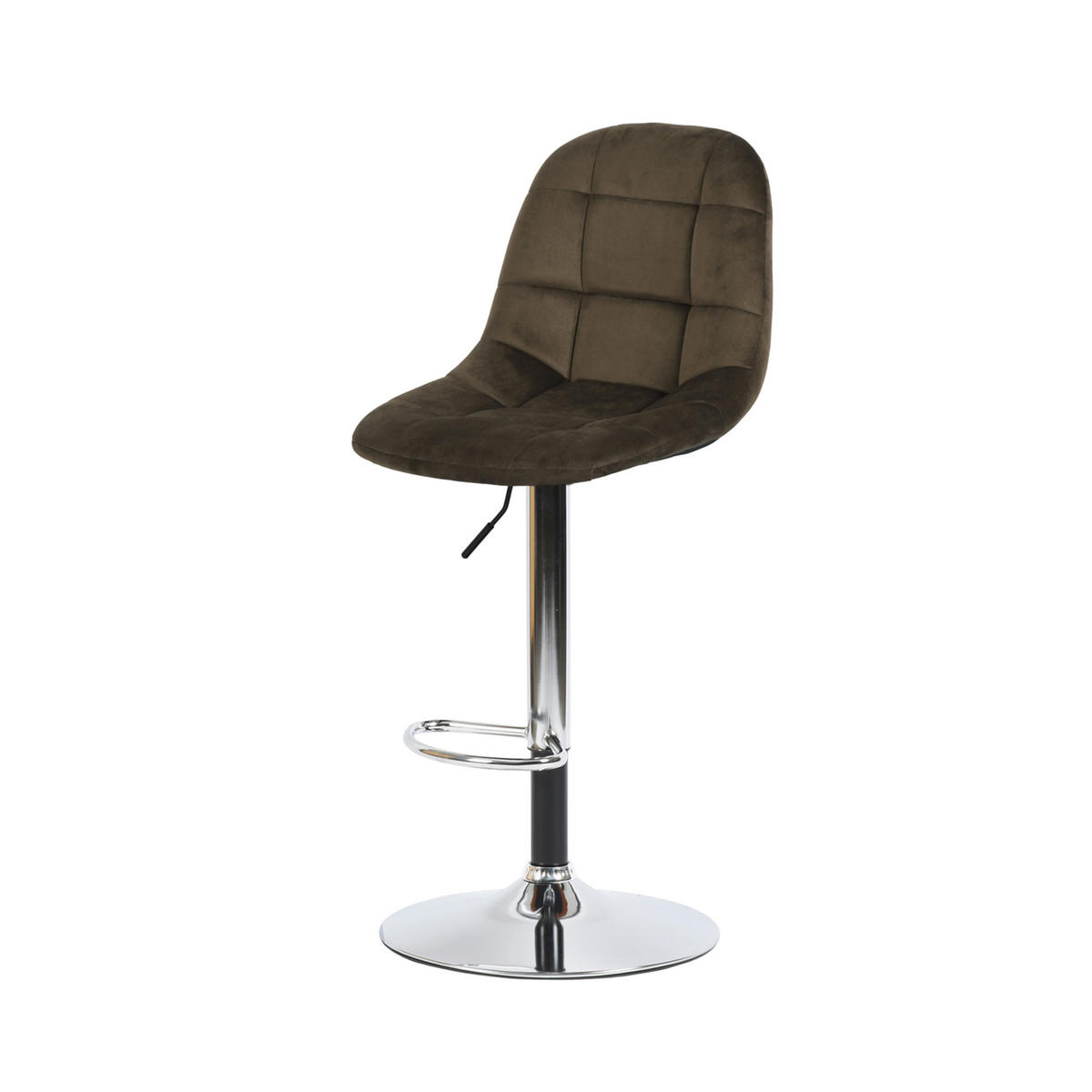 BARHOCKER-SET 2 Stück braun - Braun, Textil/Metall (45/120/45cm) - Urban Meuble