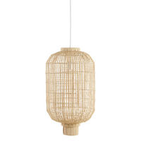 HÄNGELAMPE Dorzan - Braun - 37/37/64.5 cm - Braun, Naturmaterialien (37/37/64.5cm) - Light & Living