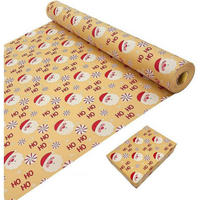 GESCHENKPAPIERROLLE Weihnachtsmann 43 cm x 20 m - Multicolor, Papier (43/20/43cm)