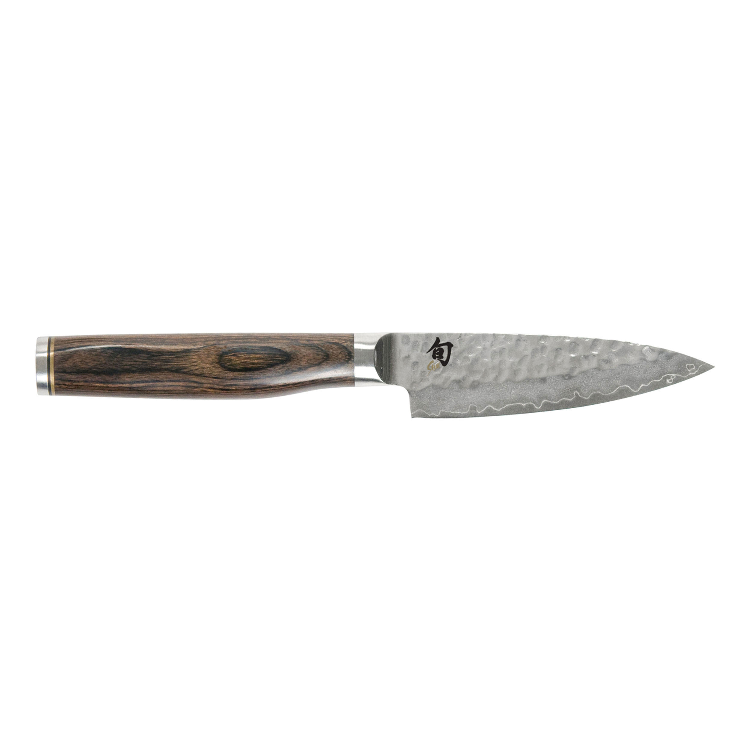 DAMASZENERMESSER Shun Premier Tim Mälzer, 10 cm - Silberfarben, Metall (32cm) - Kai Messer