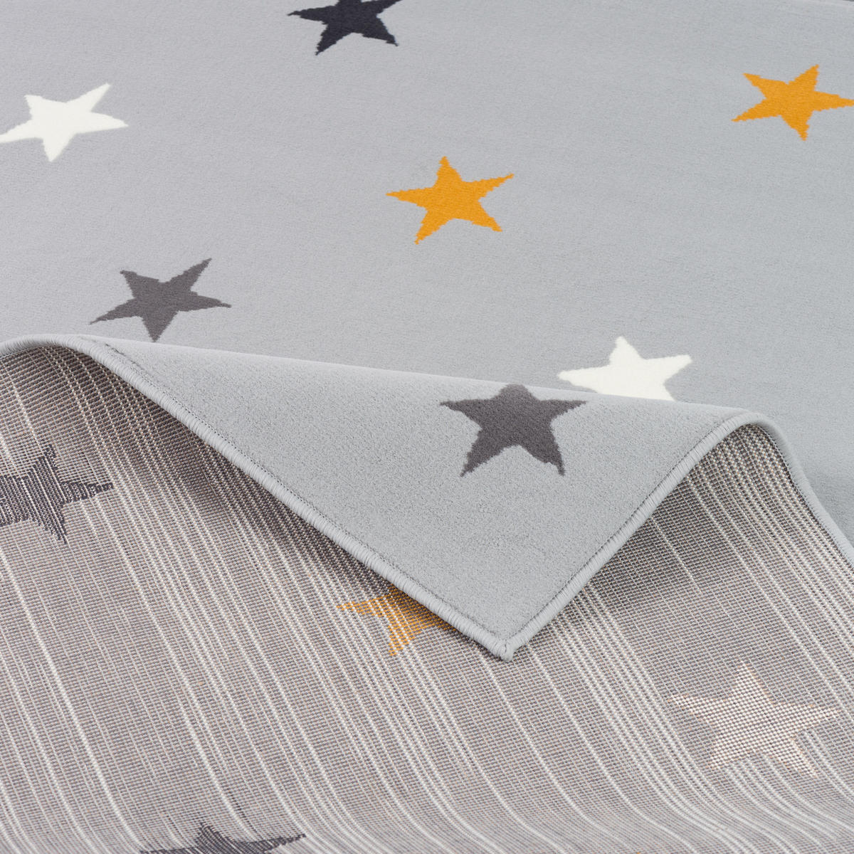 KINDER UND JUGEND TEPPICH TRENDLINE STERNE MIX - Grau, Textil (120/170cm) - Pergamon