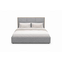 BOXSPRINGBETT LolyT 140x200 cm Bonell H3 cm Gris Clair - Hellgrau/Schwarz, Kunststoff/Textil (140/200cm) - KS Home Concept