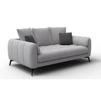 SOFA CALME 2,5-Sitzer, hellgrau - Hellgrau, Holz/Textil (199/92/108cm) - Courtois Laville