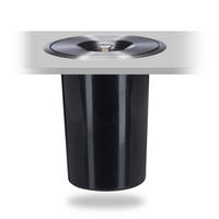 EINBAUMÜLLEIMER Arbeitsplatte - Schwarz, Kunststoff/Metall (26.5/29.5/26.5cm) - Relaxdays