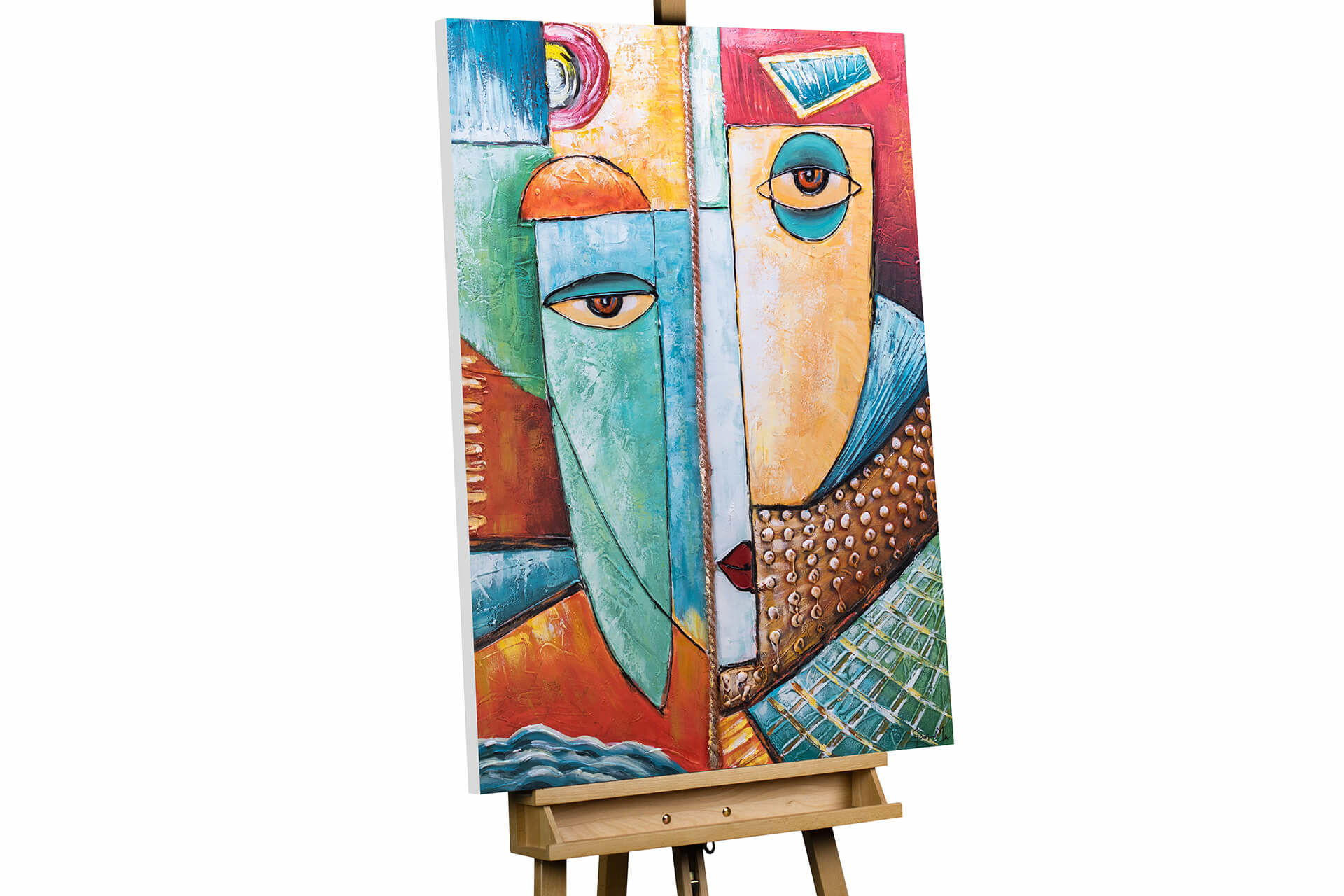 Kunstloft Acrylbild Mehrfarbig 75x100 cm