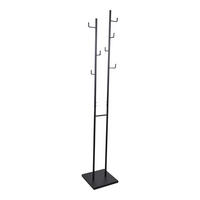 KLEIDERABLAGE Jake Schwarz - Schwarz, Metall (29/176/29cm) - LOFT42
