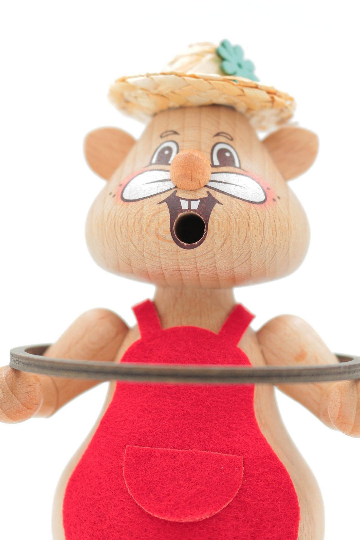 RAUCHFIGUR Hamster Fitnesslady 13 cm - Multicolor, Holz (8/13/0.1cm)