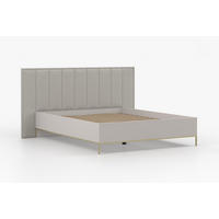 DOPPELBETT MIRELO 160/200 cm in Kaschmir - Kaschmir, Holzwerkstoff/Textil (160/200cm) - Deine Möbel 24