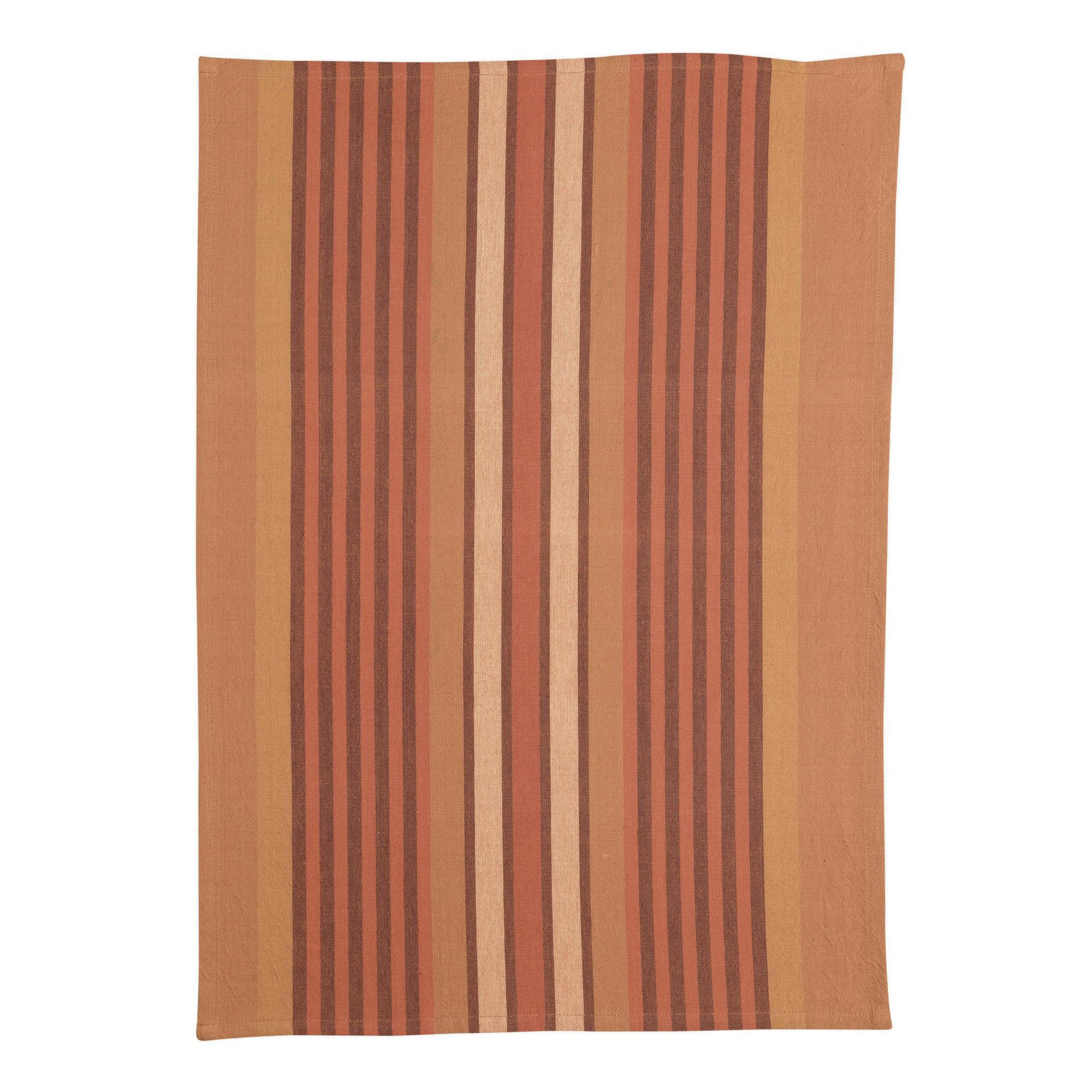 RECYCELTES GESCHIRRTUCH Yuna terrakotta 50 x 70 cm - Dunkelorange, Textil (50/70cm) - Winkler