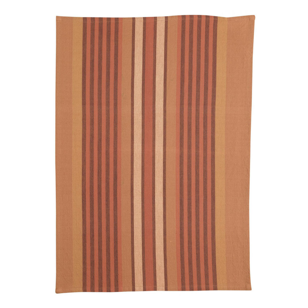 RECYCELTES GESCHIRRTUCH Yuna terrakotta 50 x 70 cm - Dunkelorange, Textil (50/70cm) - Winkler