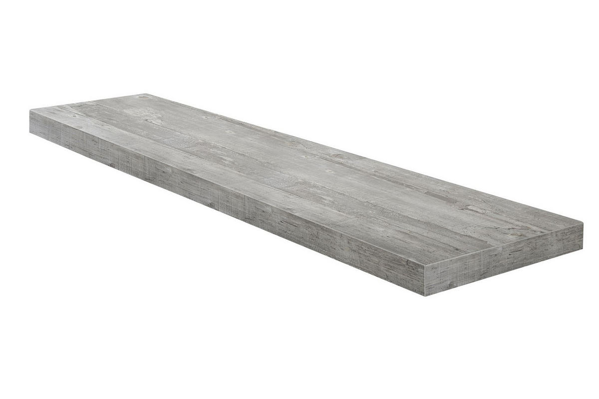 WANDBOARD Elif 90x24x4 aus Holzwerkstoff in der Farbe beton - Grau, Kunststoff (90/4/24cm) - 58aufmkessel