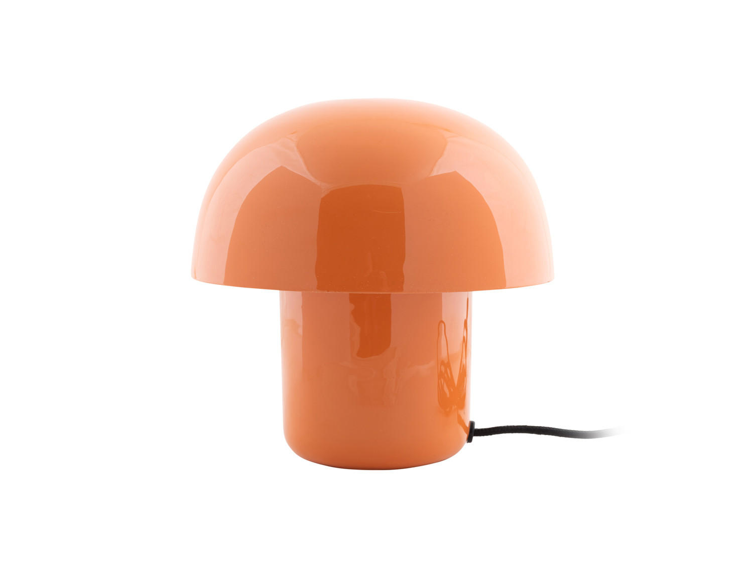 TISCHLAMPE Fat Mushroom 20/20/20 cm - Orange, Metall (20/20/20cm) - Leitmotiv