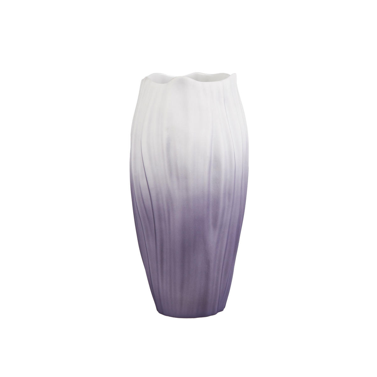 VASE Spirulina, Biskuit-Porzellan, lila, 20 cm - Violett, Keramik (20cm) - Goebel