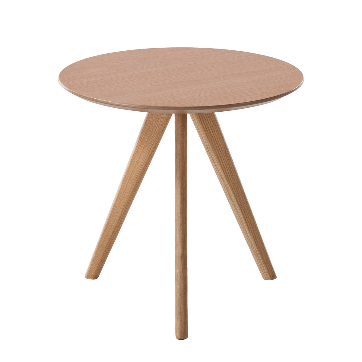 BEISTELLTISCH-SET - 3-teilig - Eiche teilmassiv - Eichefarben, Holz/Holzwerkstoff (1/1/1cm) - home24
