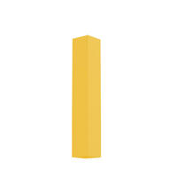DECKENLEUCHTE - Gelb, Metall (6/6/40cm) - Lumicom