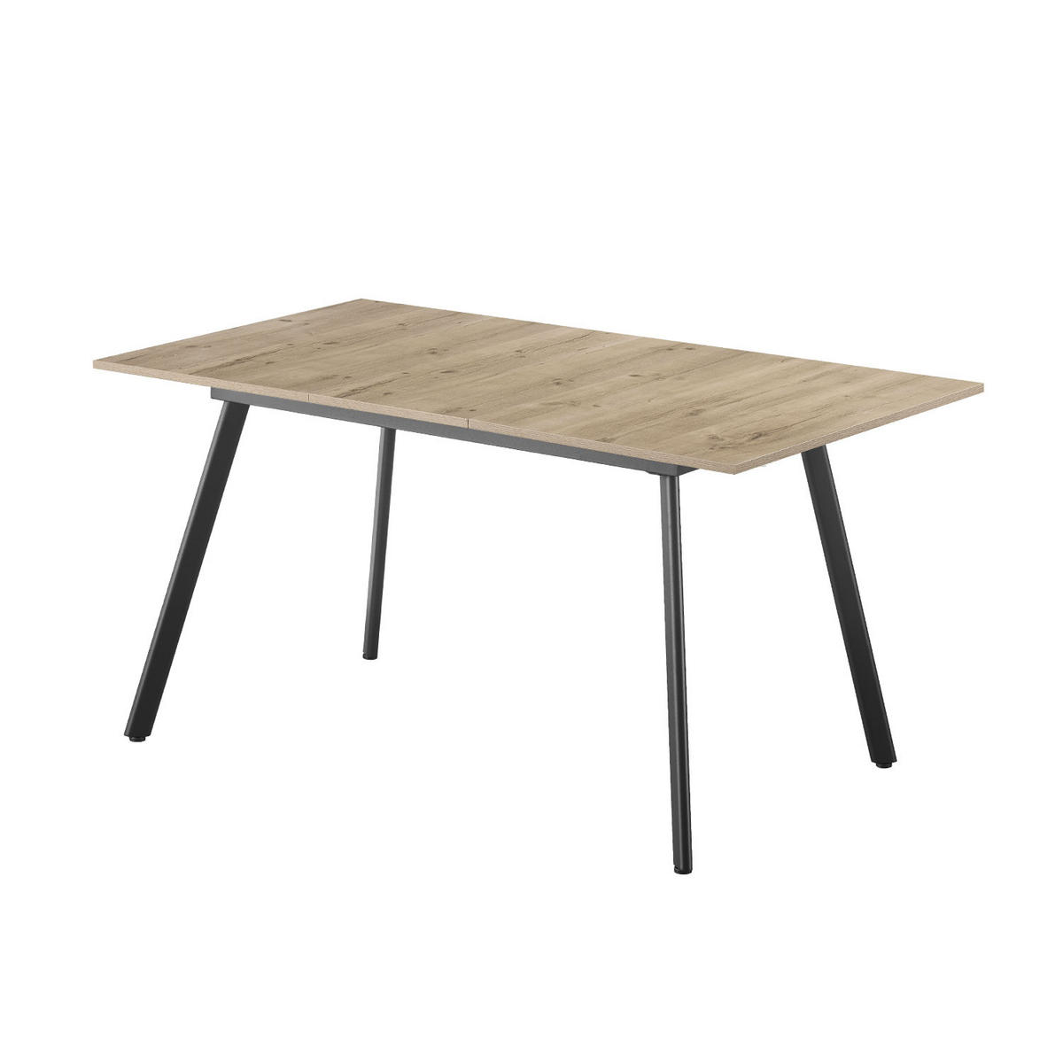 ESSTISCH MARA 120-160/80/76 cm Sandeiche - Sandfarben, Holz (80/120/76cm) - B&D Home