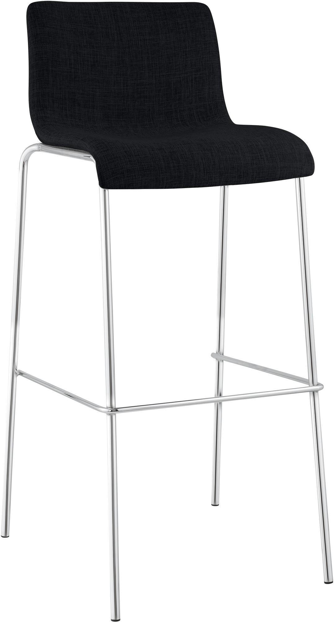 furnicato Barhocker Schwarz 43x100x48 cm