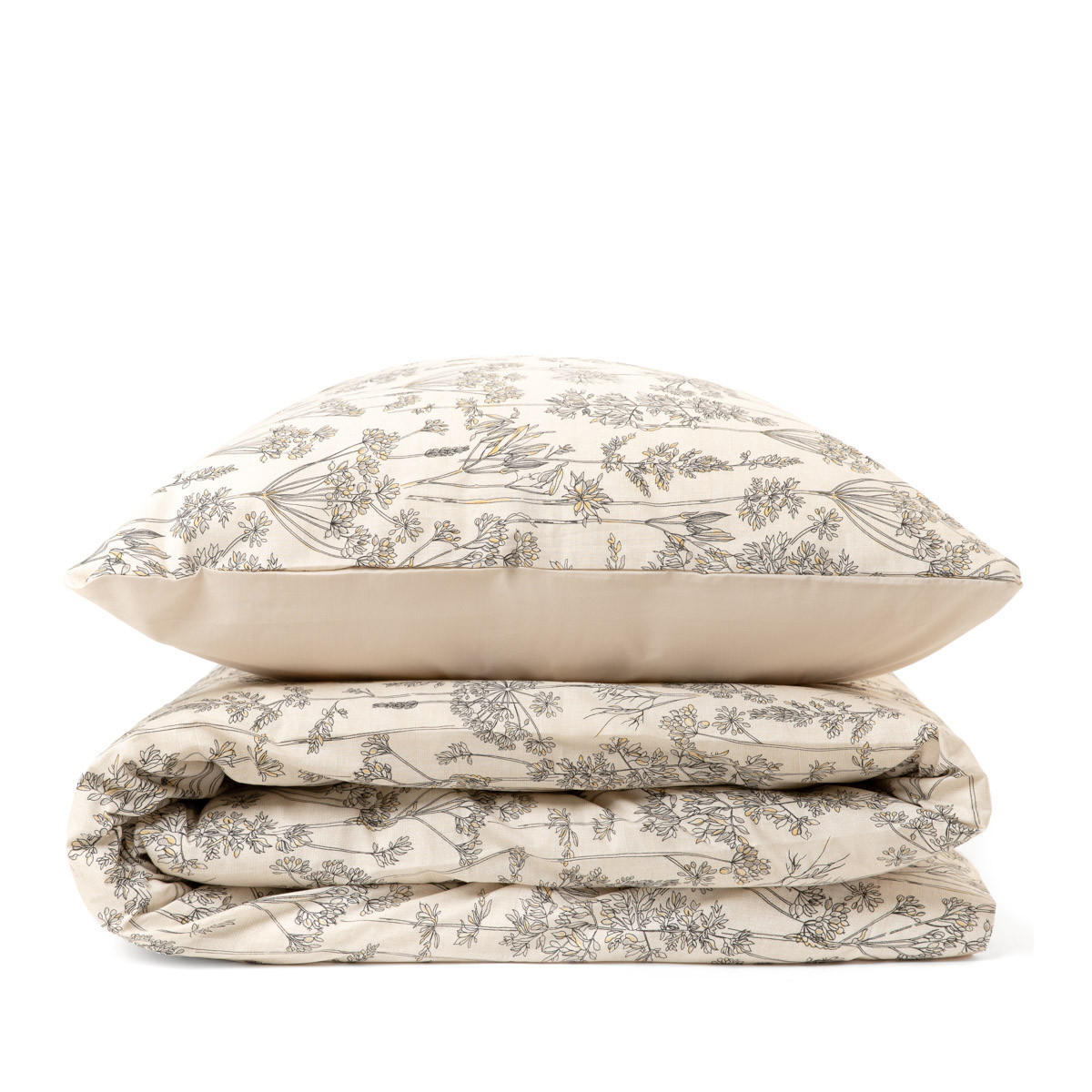 BETTWÄSCHE Possa beige 160/200 cm - Beige, Textil (160/200cm) - Homla
