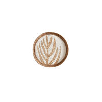 TISCHDEKO Havanna, Jute, Weiß / Natur, Ø 30 cm - Weiß, Kunststoff (30/2/30cm) - Gift Company
