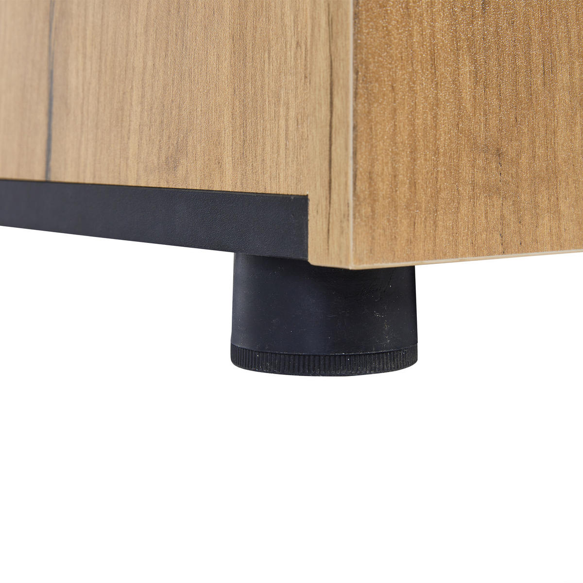 SIDEBOARD Braun/Schwarz 140/40/80 cm - Braun, Holzwerkstoff (140/80/40cm) - PANGIVO