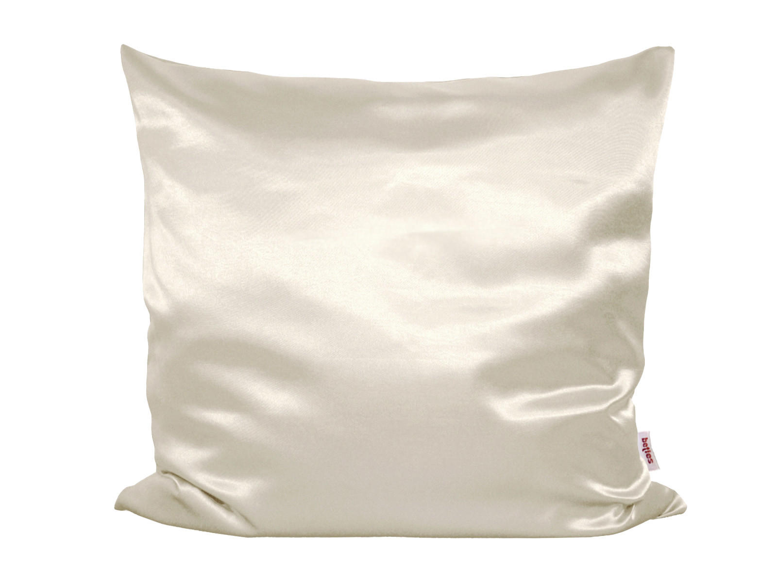 KISSENBEZUG Glanz Satin champagner 80/80 cm - Ecru/Champagner, Textil (80/80cm) - beties Heimtextil