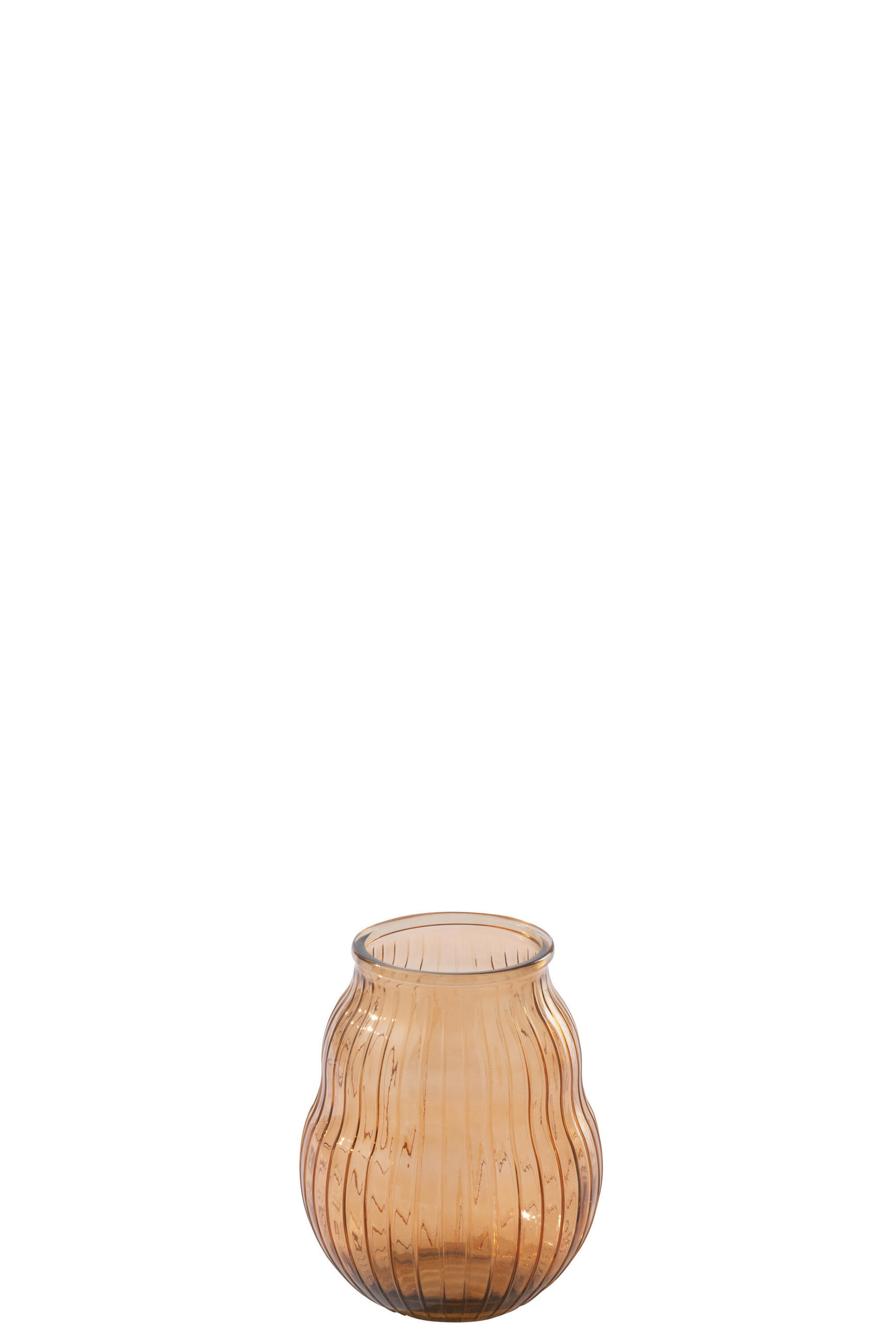 WINDLICHT GESTREIFT - Orange, Glas (29/35.5cm) - J-Line