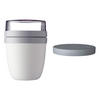 LUNCHPOT SWITCH Ellipse Weiß 500 ml (+ 200 ml) - Weiß, Kunststoff (10.7/15.1/10.7cm) - Mepal