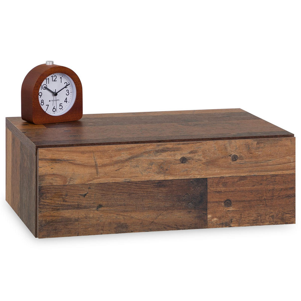 NACHTTISCH ANNE hängend - Dunkelbraun, Holzwerkstoff (42/14/30cm) - CARO-Möbel