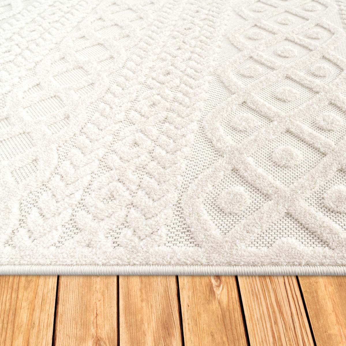 OUTDOORTEPPICH 120/170 cm Cotton 231 - Creme, Textil (120/170cm) - Paco Home